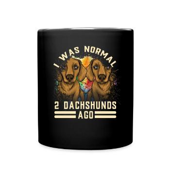 Teckel Cadeau Dixie Viennese Doxie Teckel - Mug uni - noir - Devant