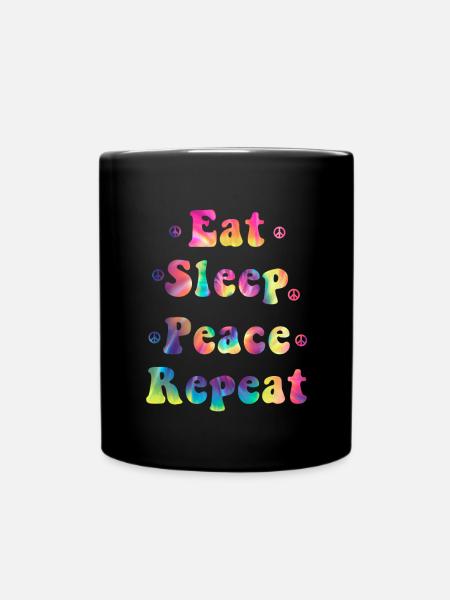 Hippie - Mug uni - noir