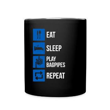 Cornemuse Cornemuse Cornemuse - Mug uni - noir - Devant
