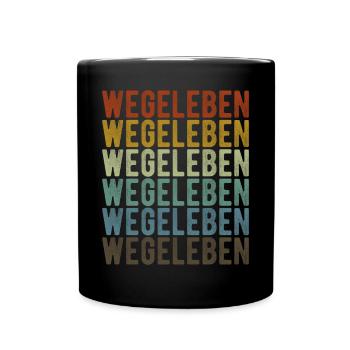 Wegeleben Stadt Retro Vintage - Full Colour Mug - black - Front