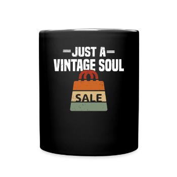 Secondhand Shop Secondhand Eco Hipster Used - Full Colour Mug - black - Front