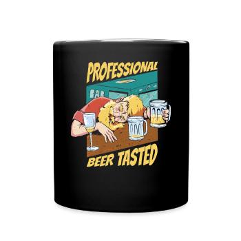 Professionelle Bierverkostergläser Alkoholschnaps - Tasse einfarbig - Schwarz - Vorne