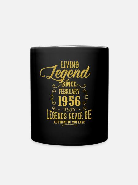 Living Legend since February 1956 - Full Colour Mug - black