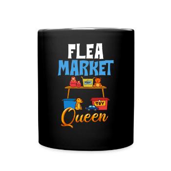 Flea Market Flea Market Funny Articles Market - Full Colour Mug - black - Front