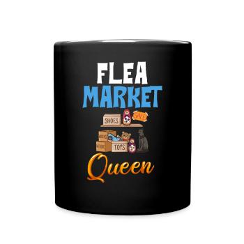 Flea Market Flea Market Funny Articles Market - Full Colour Mug - black - Front