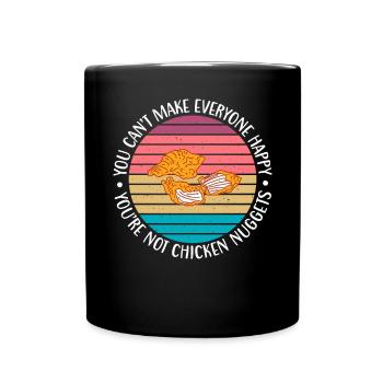 Cadeaux de pépites de poulet - Mug uni - noir - Devant