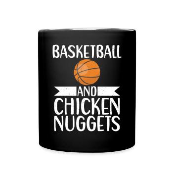 Cadeaux de pépites de poulet - Mug uni - noir - Devant
