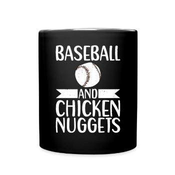 Cadeaux de pépites de poulet - Mug uni - noir - Devant