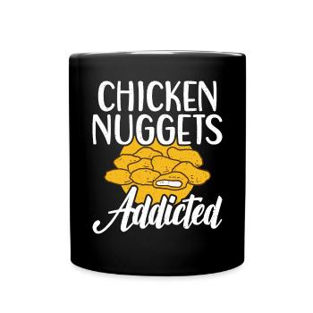 Cadeaux de pépites de poulet - Mug uni - noir - Devant