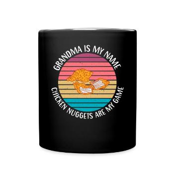 Cadeaux de pépites de poulet - Mug uni - noir - Devant