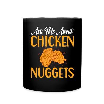 Cadeaux de pépites de poulet - Mug uni - noir - Devant