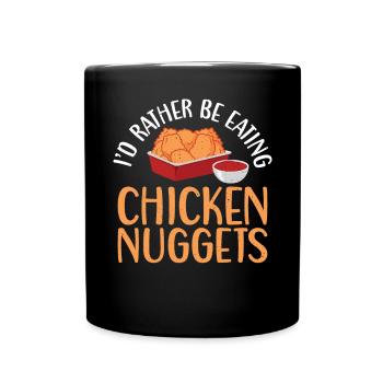 Cadeaux de pépites de poulet - Mug uni - noir - Devant