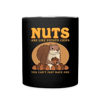 Cute Squirrel Grey Squirrel Squirrel Gift - Full Colour Mug - black - Front
