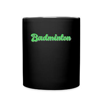 Badminton - Tasse einfarbig - Schwarz - Vorne