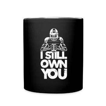 Lineman Joueur de football Offensive Défense - Mug uni - noir - Devant