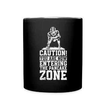 Lineman Joueur de football Offensive Défense - Mug uni - noir - Devant