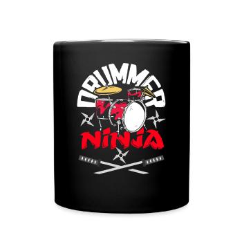 Drums Drummer Gift - Mug uni - noir - Devant