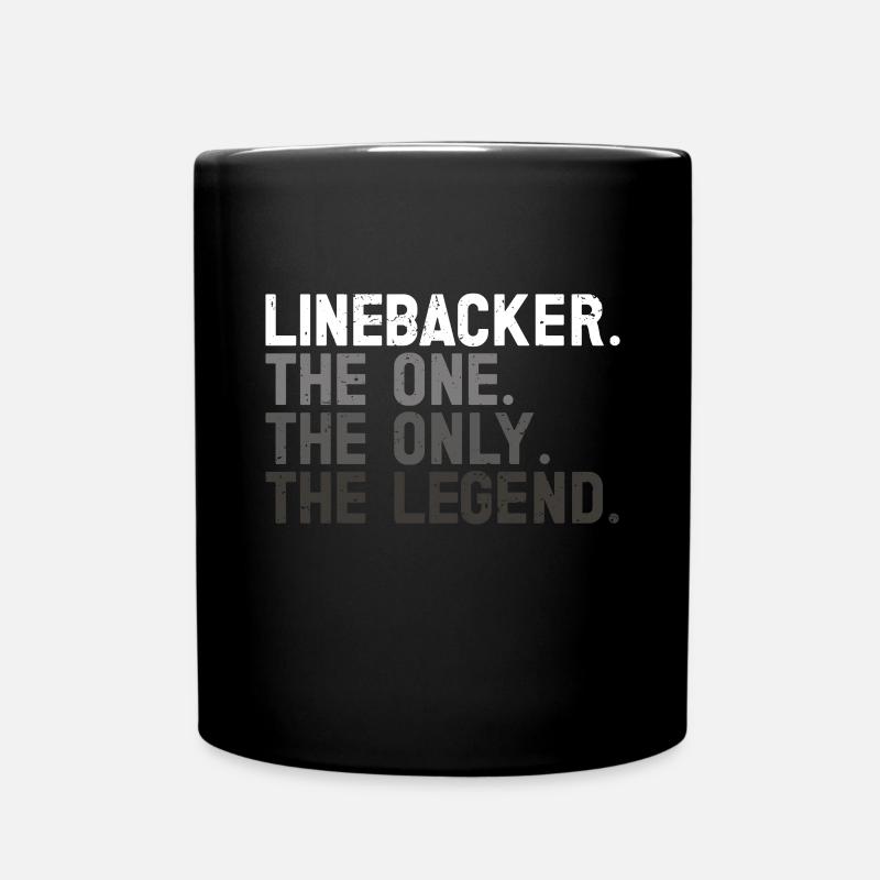 Lineman Football Player Offensive Defensive - Tasse einfarbig - Schwarz