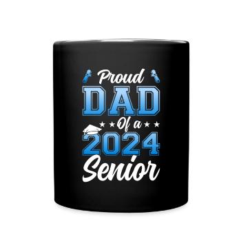 Drôle de fier père d’un cadeau de fin d’études - Mug uni - noir - Devant