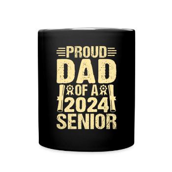 Drôle de fier père d’un cadeau de fin d’études - Mug uni - noir - Devant