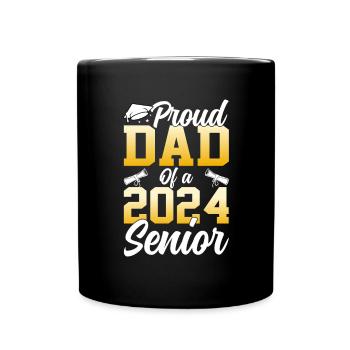 Drôle de fier père d’un cadeau de fin d’études - Mug uni - noir - Devant