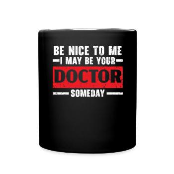 Médecin Médecine Médecine Médecin Soins de santé - Mug uni - noir - Devant