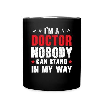 Médecin Médecine Médecine Médecin Soins de santé - Mug uni - noir - Devant