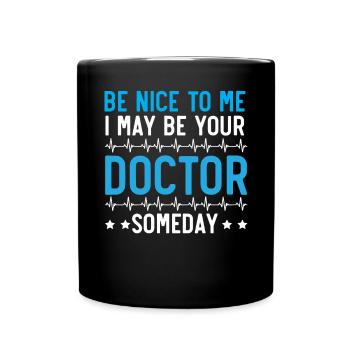 Médecin Médecine Médecine Médecin Soins de santé - Mug uni - noir - Devant