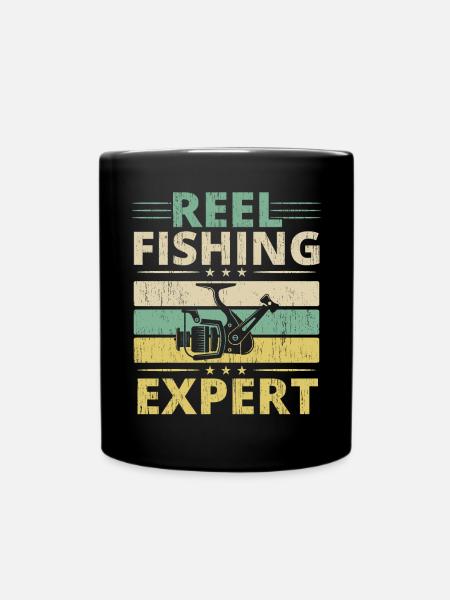 Fischer Angeln Fischer Fischfänger Fisch Fisch - Tasse einfarbig - Schwarz