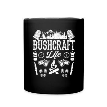 Bushcraft - Bushcraft Life - Tasse einfarbig - Schwarz - Vorne