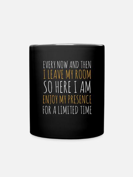 De temps en temps, je quitte ma chambre Gamer Gaming - Mug uni - noir