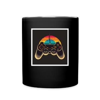 Every Now And Then I Leave My Room Gamer Gaming - Full Colour Mug - black - Front