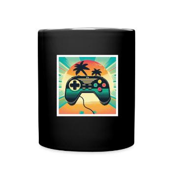 Every Now And Then I Leave My Room Gamer Gaming - Full Colour Mug - black - Front