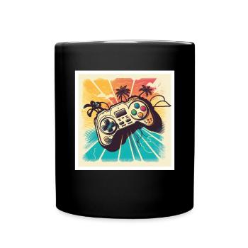 Every Now And Then I Leave My Room Gamer Gaming - Full Colour Mug - black - Front