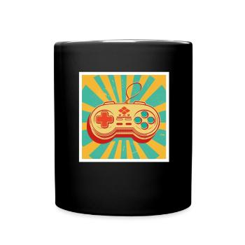 Every Now And Then I Leave My Room Gamer Gaming - Full Colour Mug - black - Front
