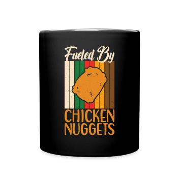 Cadeaux de pépites de poulet - Mug uni - noir - Devant