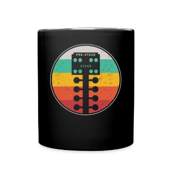 Drag Racing Race Car Retro Vintage - Tasse einfarbig - Schwarz - Vorne