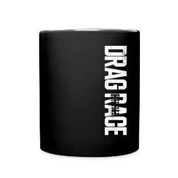 Drag Racing Race Car Vintage Drag - Mug uni - noir - Devant