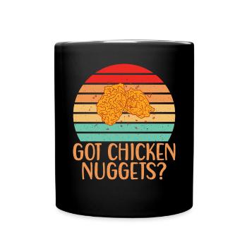 Cadeaux de pépites de poulet - Mug uni - noir - Devant