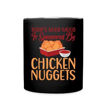 Cadeaux de pépites de poulet - Mug uni - noir - Devant