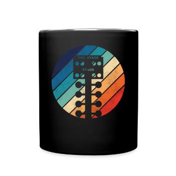 Drag Racing Race Car Retro Vintage - Tasse einfarbig - Schwarz - Vorne