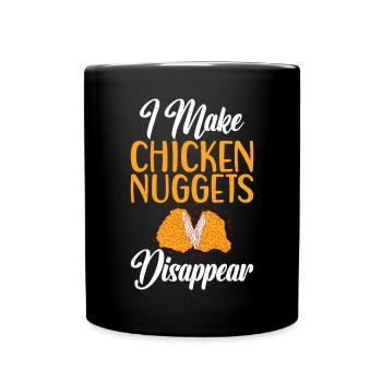 Cadeaux de pépites de poulet - Mug uni - noir - Devant