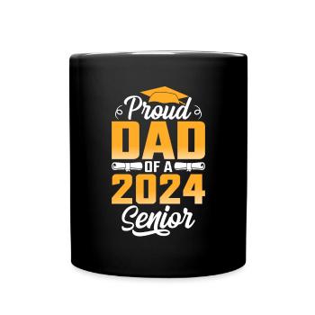 Drôle de fier père d’un cadeau de fin d’études - Mug uni - noir - Devant