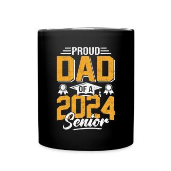Drôle de fier père d’un cadeau de fin d’études - Mug uni - noir - Devant