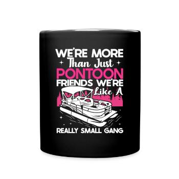 Pontoon Queen -Boat Pontoon -Women - Full Colour Mug - black - Front