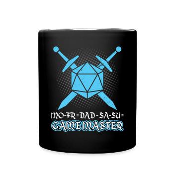 I'm A Dad And A Game Master - Larping - Tasse einfarbig - Schwarz - Vorne