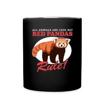 Red Panda Red Panda Red Pandas Gift - Full Colour Mug - black - Front