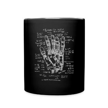 Robot Engineer Formulary - Robotics Maths AI Devel - Full Colour Mug - black - Front