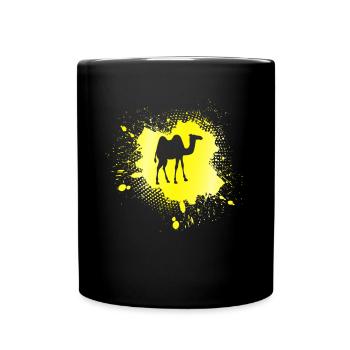 Chameau - Mug uni - noir - Devant