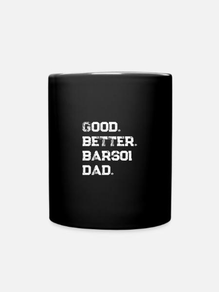 Barsoi - Tasse einfarbig - Schwarz